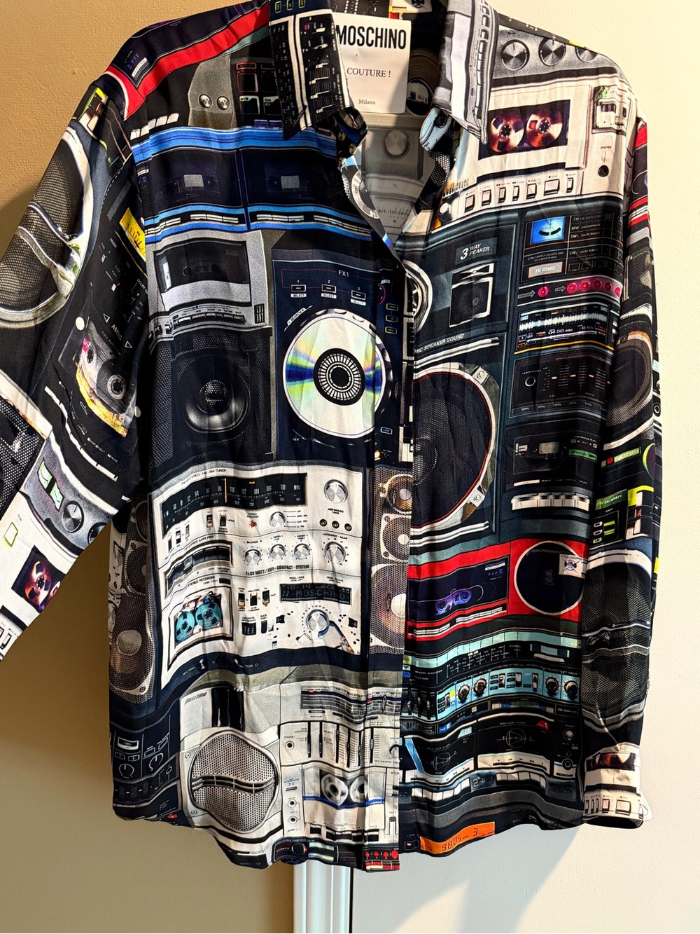 MOSCHINO Couture Stereo Print Blouse - Picture 2 of 12